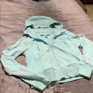 Lululemon aqua hoodie 10